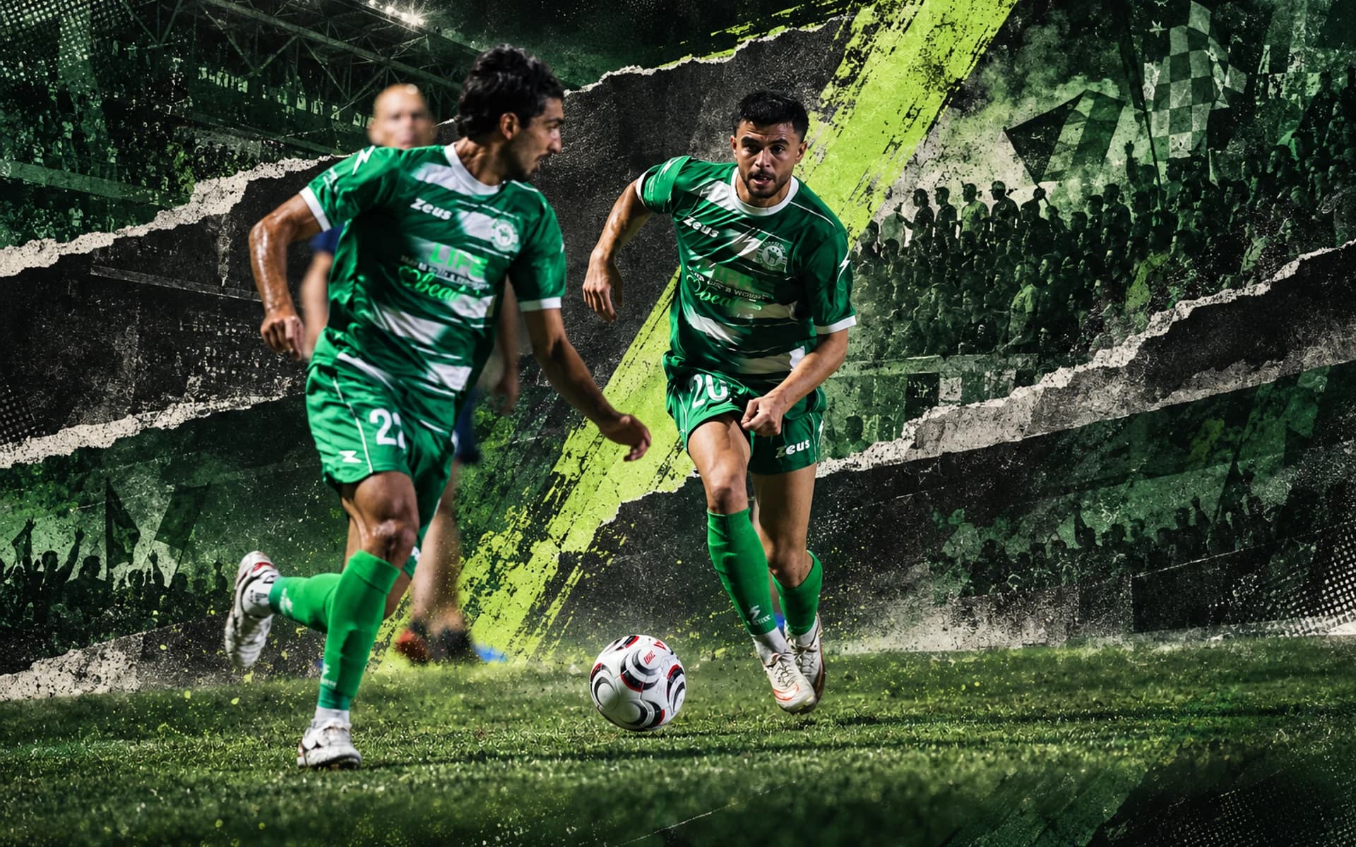 Vasilis Demosthenous in Match 19 editorial artwork for Akritas