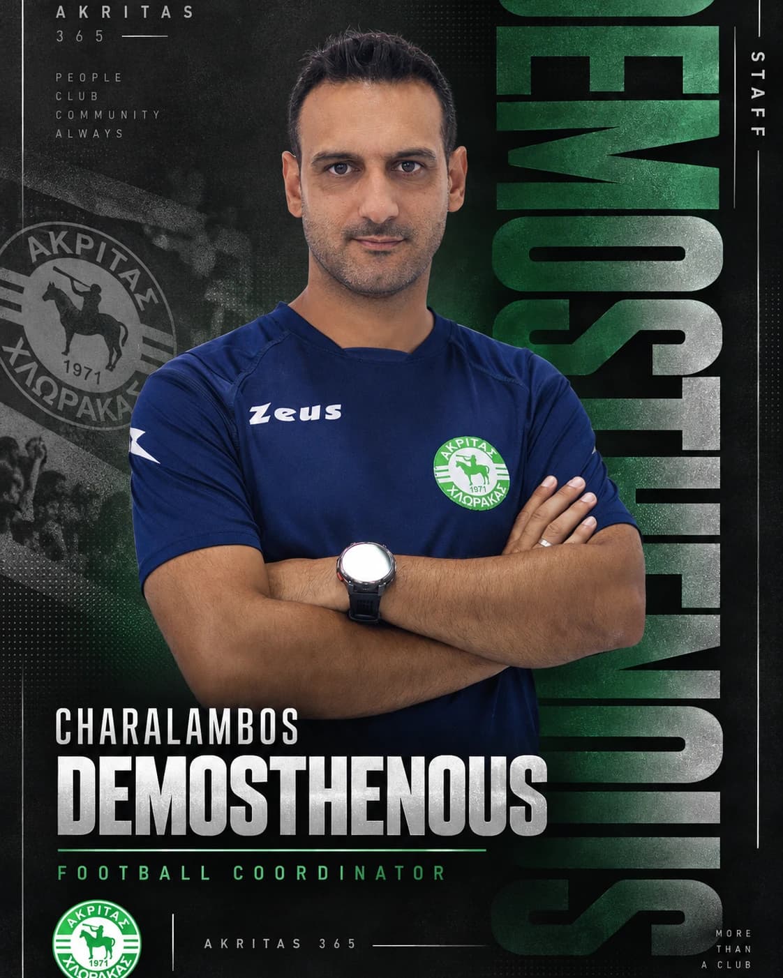 Charalambos Demosthenous official staff card 1