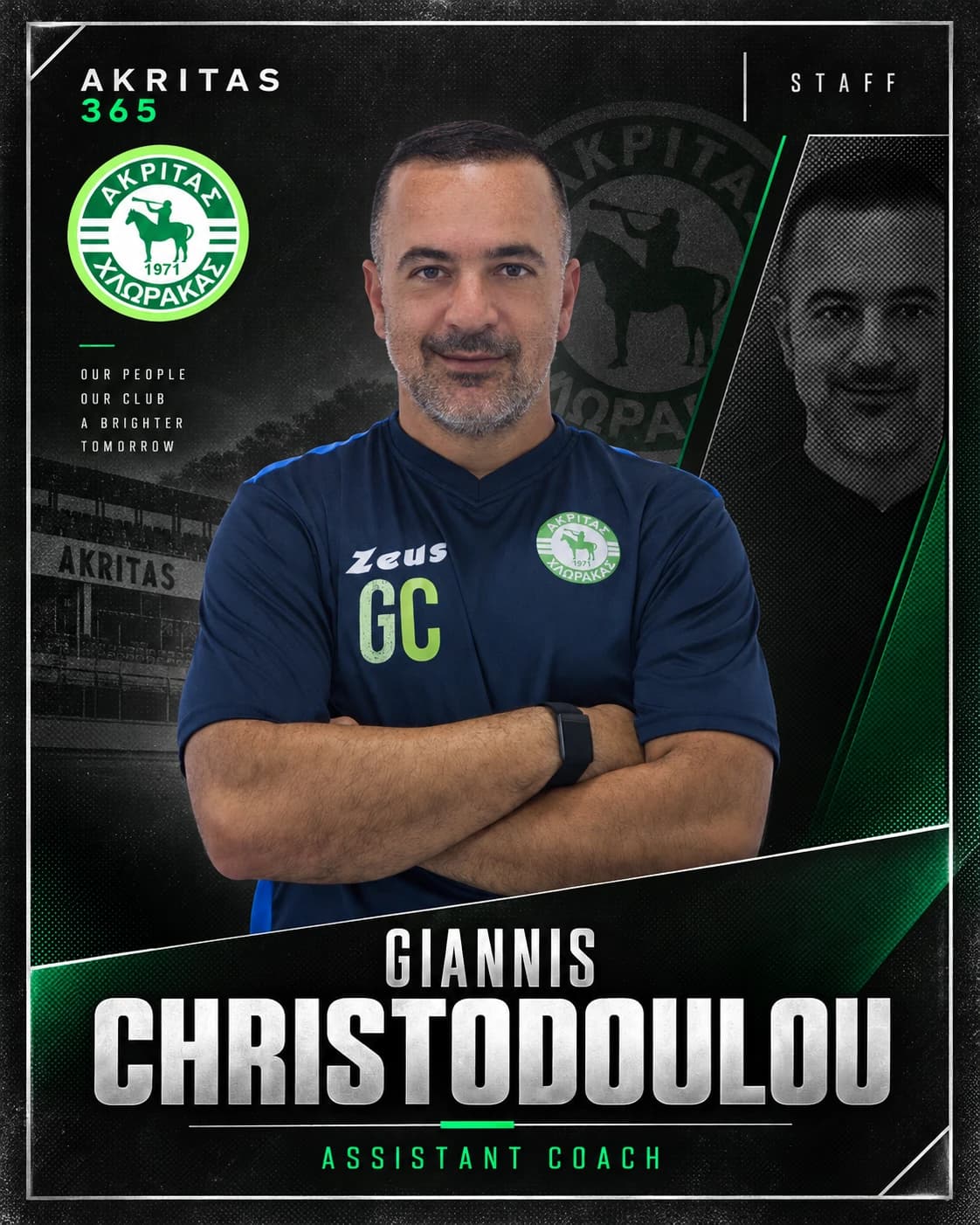 Giannis Christodoulou official staff card 1